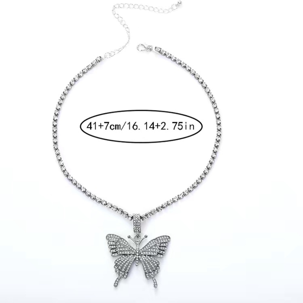 Butterfly Pendant Necklace - Picture 5 of 6